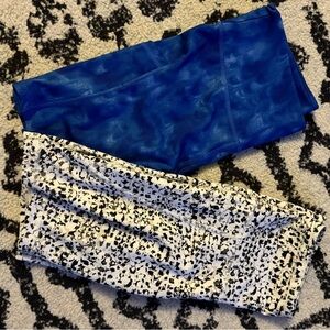 Stylish Kids Blue and Black Patterned Leggings